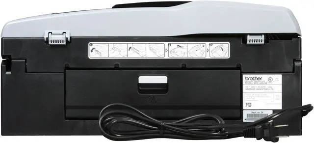 Alt view image 4 of 8 - Brother MFC series MFC-490CW Up to 33 ppm Black Print Speed 6000 x 1200 dpi Color Print Quality Ethernet (RJ-45) / USB / Wi-Fi InkJet MFC / All-In-One Color Printer