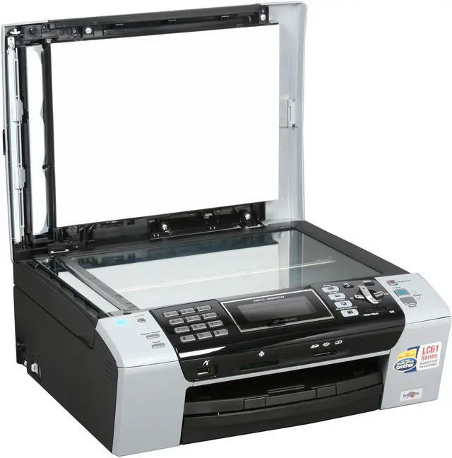 Alt view image 7 of 8 - Brother MFC series MFC-490CW Up to 33 ppm Black Print Speed 6000 x 1200 dpi Color Print Quality Ethernet (RJ-45) / USB / Wi-Fi InkJet MFC / All-In-One Color Printer