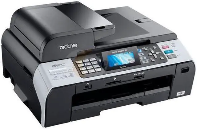 Alt view image 3 of 12 - Brother  MFC-5890CN  Up to 35 ppm  6000 x 1200 dpi  InkJet  MFC / All-In-One  Color  Printer
