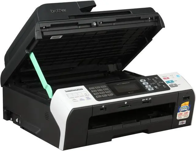 Alt view image 11 of 12 - Brother  MFC-5890CN  Up to 35 ppm  6000 x 1200 dpi  InkJet  MFC / All-In-One  Color  Printer