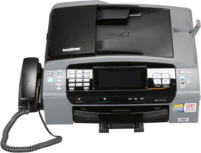 Alt view image 2 of 8 - Brother MFC series MFC-790CW Up to 33 ppm Black Print Speed 6000 x 1200 dpi Color Print Quality Ethernet (RJ-45) / USB / Wi-Fi InkJet MFC / All-In-One Color Printer