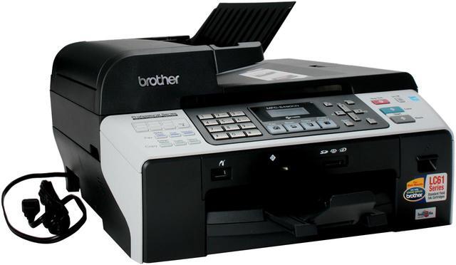 Alt view image 7 of 16 - Brother MFC-5490CN Up to 35 ppm 6000 x 1200 dpi Color Inkjet All-in-One Printer with Networking