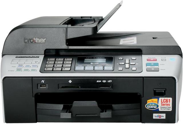 Alt view image 8 of 16 - Brother MFC-5490CN Up to 35 ppm 6000 x 1200 dpi Color Inkjet All-in-One Printer with Networking