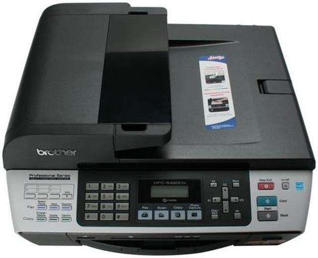 Alt view image 10 of 16 - Brother MFC-5490CN Up to 35 ppm 6000 x 1200 dpi Color Inkjet All-in-One Printer with Networking