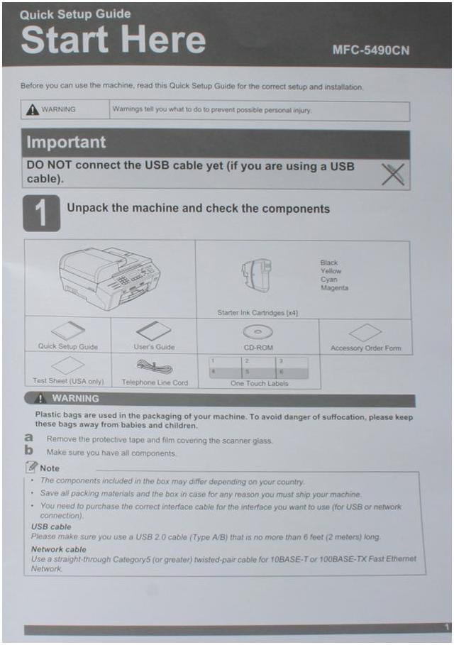 Alt view image 14 of 16 - Brother MFC-5490CN Up to 35 ppm 6000 x 1200 dpi Color Inkjet All-in-One Printer with Networking