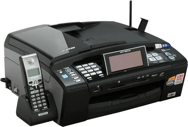 Alt view image 7 of 20 - Brother MFC series MFC-990cw Up to 33 ppm Black Print Speed 6000 x 1200 dpi Color Print Quality Bluetooth / Ethernet (RJ-45) / USB / Wi-Fi InkJet MFC / All-In-One Color Printer