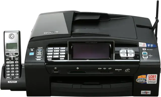 Alt view image 8 of 20 - Brother MFC series MFC-990cw Up to 33 ppm Black Print Speed 6000 x 1200 dpi Color Print Quality Bluetooth / Ethernet (RJ-45) / USB / Wi-Fi InkJet MFC / All-In-One Color Printer