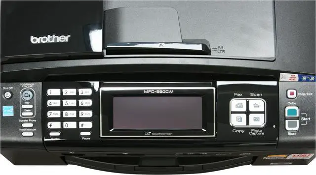 Alt view image 13 of 20 - Brother MFC series MFC-990cw Up to 33 ppm Black Print Speed 6000 x 1200 dpi Color Print Quality Bluetooth / Ethernet (RJ-45) / USB / Wi-Fi InkJet MFC / All-In-One Color Printer