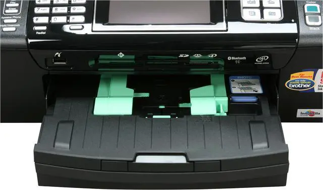 Alt view image 14 of 20 - Brother MFC series MFC-990cw Up to 33 ppm Black Print Speed 6000 x 1200 dpi Color Print Quality Bluetooth / Ethernet (RJ-45) / USB / Wi-Fi InkJet MFC / All-In-One Color Printer