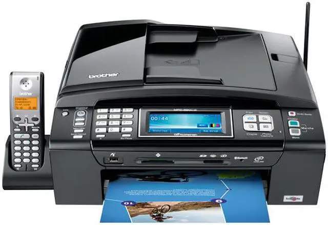 Alt view image 5 of 20 - Brother MFC series MFC-990cw Up to 33 ppm Black Print Speed 6000 x 1200 dpi Color Print Quality Bluetooth / Ethernet (RJ-45) / USB / Wi-Fi InkJet MFC / All-In-One Color Printer