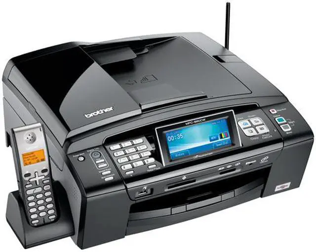 Alt view image 3 of 20 - Brother MFC series MFC-990cw Up to 33 ppm Black Print Speed 6000 x 1200 dpi Color Print Quality Bluetooth / Ethernet (RJ-45) / USB / Wi-Fi InkJet MFC / All-In-One Color Printer