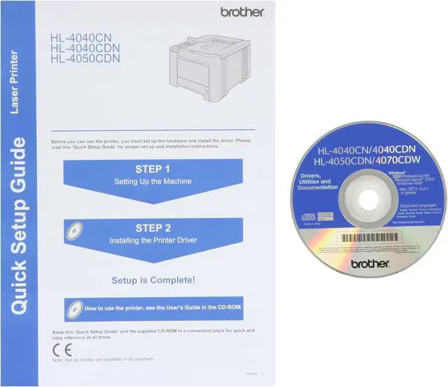 Alt view image 17 of 18 - Brother HL Series HL-4040cdn Workgroup Up to 21 ppm 2400 x 600 dpi Color Print Quality Color Ethernet (RJ-45) / USB Laser Printer