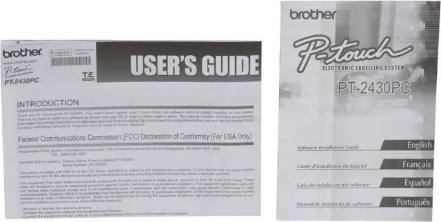 Alt view image 8 of 10 - brother P-touch PT-2430PC Thermal Transfer 10 mm / sec. 180 dpi 1" Wide Label Maker with Auto Cutter - PC Connectable
