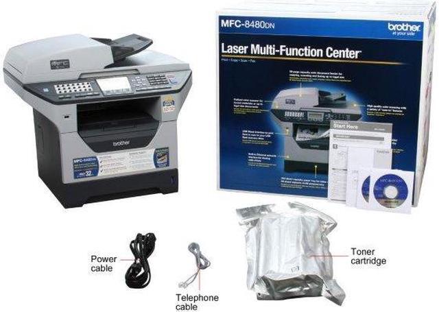 Alt view image 11 of 13 - brother MFC-8480dn Up to 32 ppm High-Performance Laser All-in-One Printer with Networking and Duplex Printing