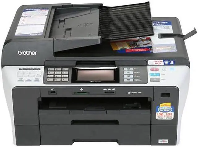 Alt view image 3 of 9 - Brother Professional Series MFC-6890CDW Inkjet All-in-One Printer with up to 11" x 17" Printing and TouchScreen Display