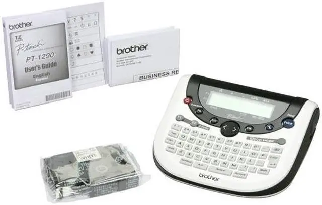 Alt view image 8 of 8 - brother PT-1290 Home & Office "Simply Stylish" Thermal Transfer Labeler Printer