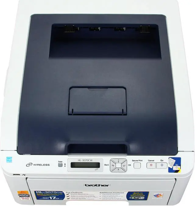 Alt view image 6 of 9 - brother HL-3070CW Digital Color LED Printer with Wireless Networking
