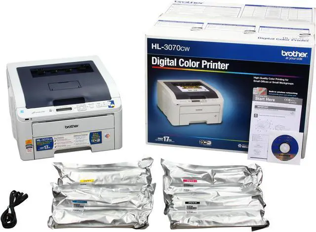 Alt view image 9 of 9 - brother HL-3070CW Digital Color LED Printer with Wireless Networking