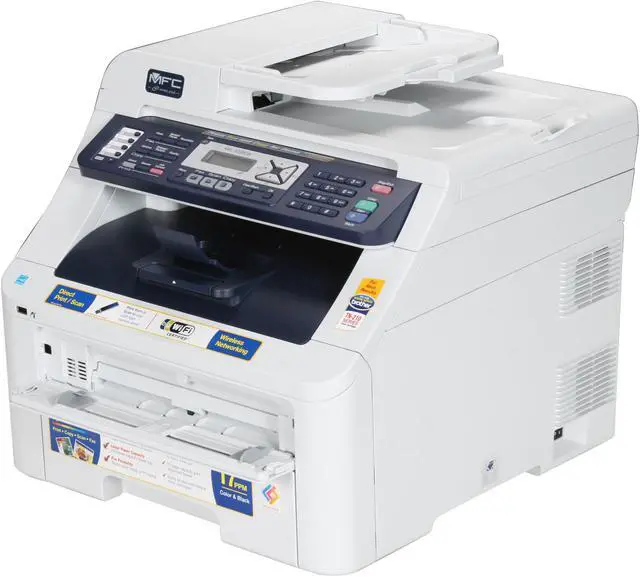Main image of brother MFC Series MFC-9320CW Digital Color All-in-One Printer With Wireless Networking