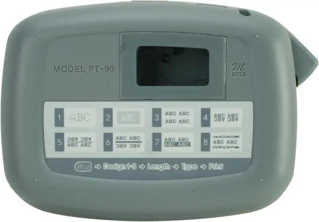 Alt view image 5 of 7 - brother P-touch PT-90 Personal "Simply Stylish" Direct Transfer Labeler Printer