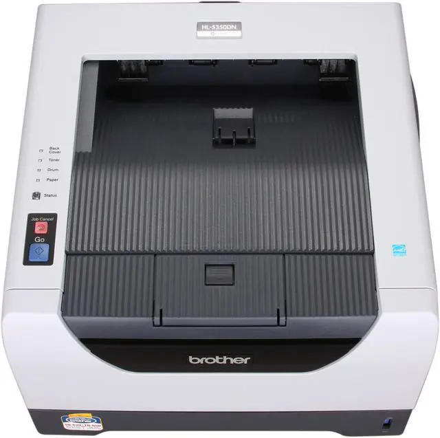 Alt view image 6 of 7 - Brother HL Series HL-5350DN Workgroup Up to 32 ppm Monochrome Ethernet (RJ-45) / LPT / USB Laser Printer
