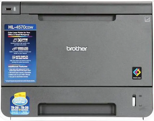 Alt view image 3 of 8 - brother HL Series HL-4570CDW Workgroup Up to 30 ppm 2400 x 600 dpi Color Print Quality Color Wireless 802.11b/g/n Laser Printer