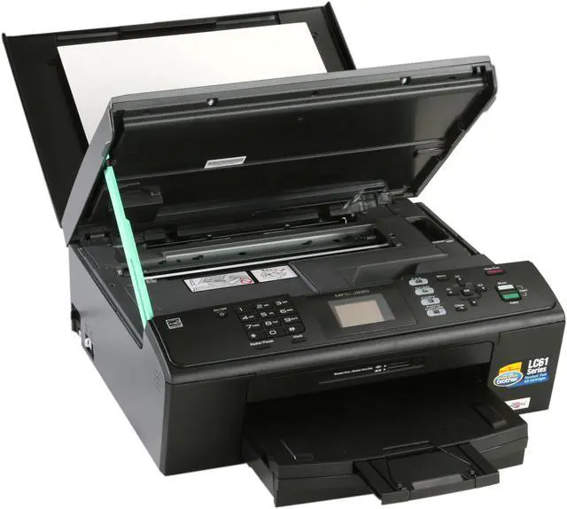 Alt view image 7 of 8 - Brother MFC series MFC-J220 Up to 33 ppm Black Print Speed 6000 x 1200 dpi Color Print Quality USB InkJet MFC / All-In-One Color Printer