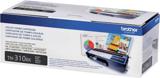 Alt view image 2 of 7 - Brother TN310BK Toner Cartridge - Black