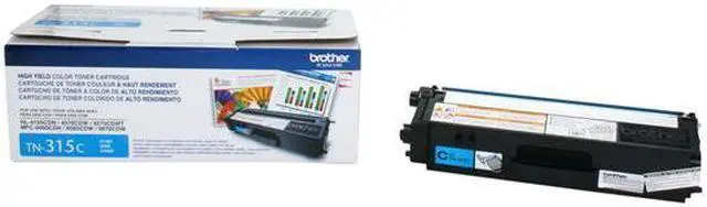 Alt view image 6 of 6 - Brother TN315C High Yield Toner Cartridge - Cyan
