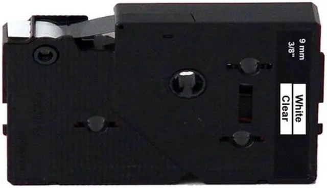 Main image of Brother Tape Cartridge TC14Z1, 3/8" Size, White/Clear