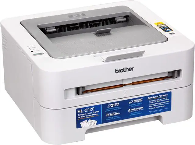 Alt view image 6 of 9 - brother HL-2220 Compact Personal Monochrome Laser Printer