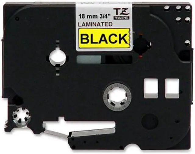 Main image of Brother TZE-641 TZ Lettering Label Tape 0.75" Width - 1 Each - Yellow