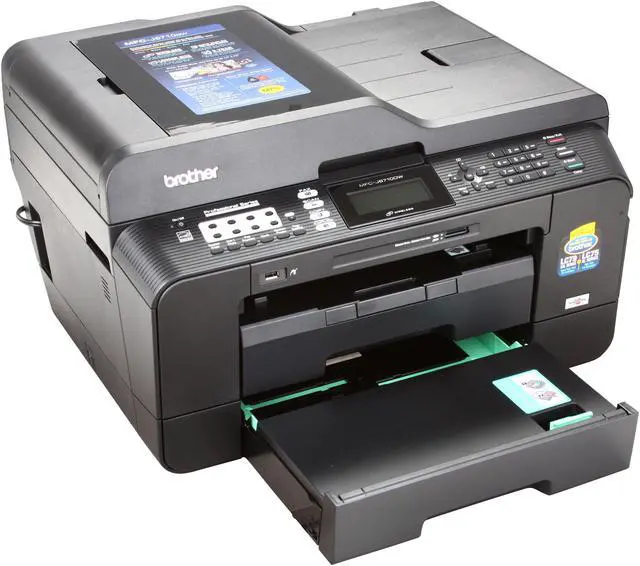 Alt view image 8 of 10 - Brother Professional Series MFC-J6710DW Inkjet All-in-One Printer with up to 11" x 17" Duplex Printing and Dual Paper Trays