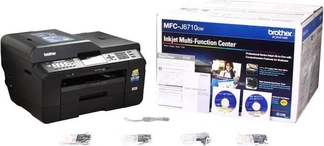 Alt view image 10 of 10 - Brother Professional Series MFC-J6710DW Inkjet All-in-One Printer with up to 11" x 17" Duplex Printing and Dual Paper Trays