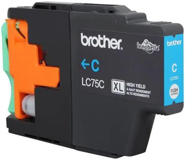 Alt view image 2 of 6 - Brother LC75C High Yield Innobella Ink Cartridge - Cyan
