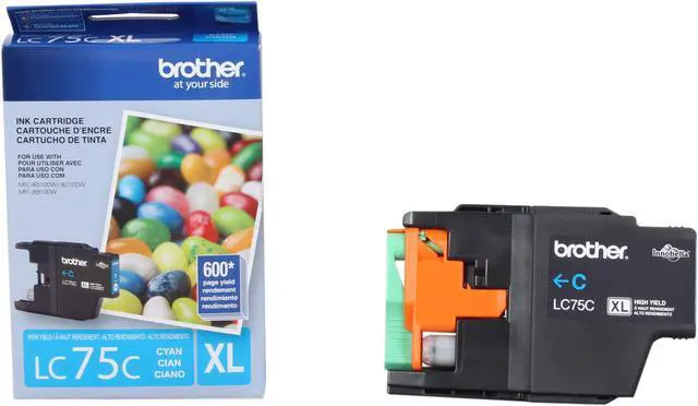 Alt view image 6 of 6 - Brother LC75C High Yield Innobella Ink Cartridge - Cyan