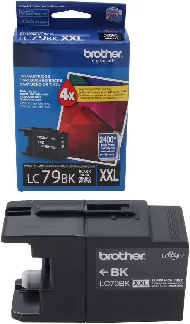 Alt view image 3 of 7 - Brother LC79BK Super High Yield Innobella Ink Cartridge - Black