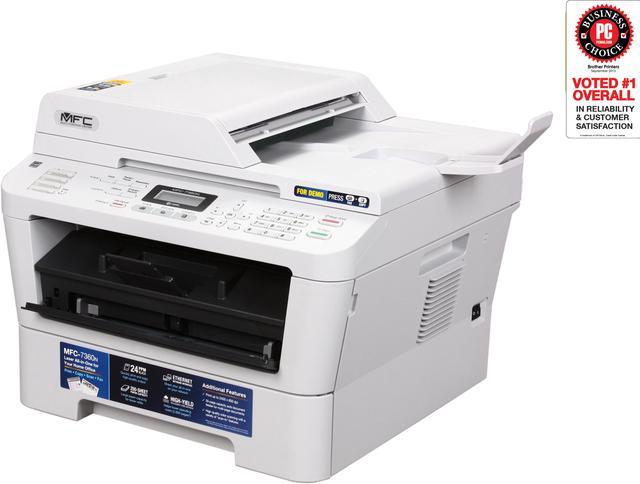 Brother MFC-7360N Monochrome Multifunction Laser Printer store with TONER TESTED