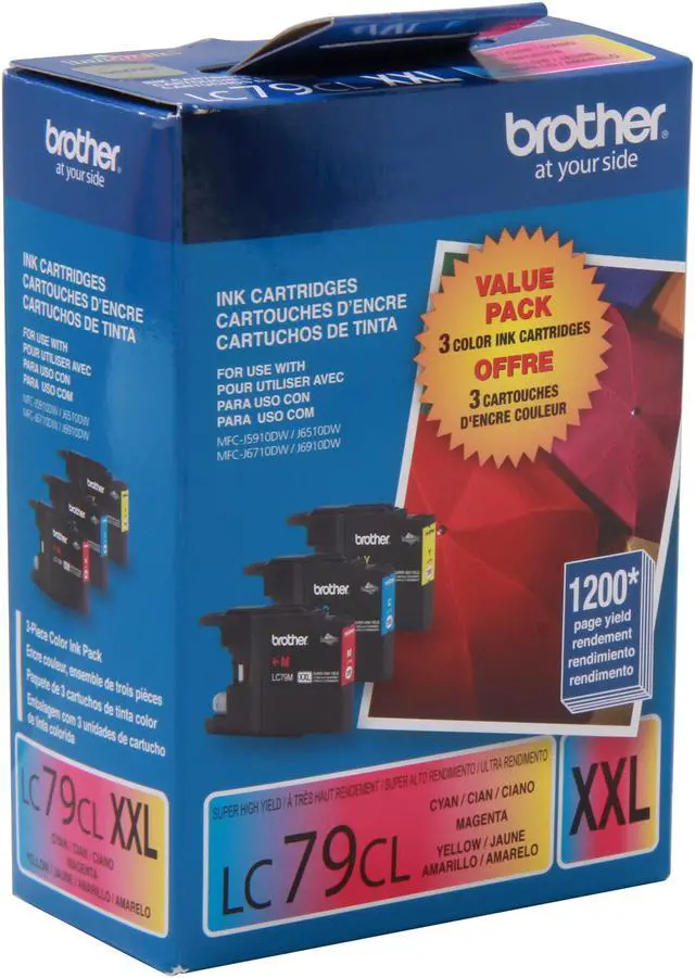 Main image of Brother LC793PKS Super High Yield Innobella Ink Cartridge - Combo Pack - Cyan/Magenta/Yellow