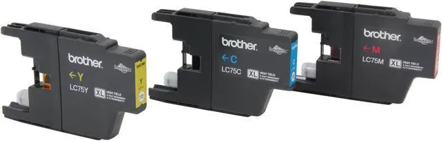 Alt view image 4 of 7 - Brother LC753PKS High Yield Innobella Ink Cartridge - Combo Pack - Cyan/Magenta/Yellow