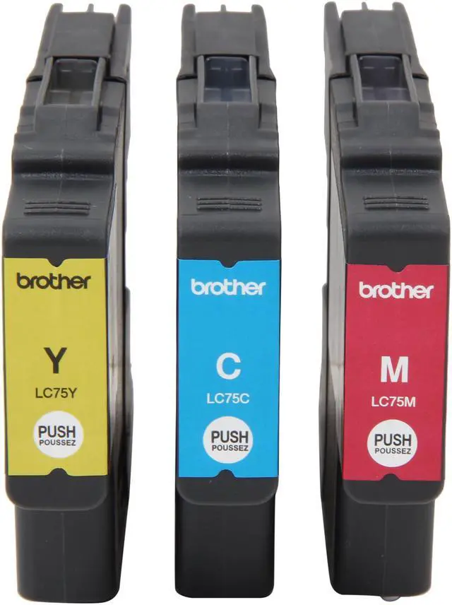 Alt view image 5 of 7 - Brother LC753PKS High Yield Innobella Ink Cartridge - Combo Pack - Cyan/Magenta/Yellow