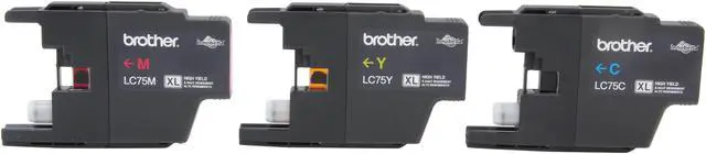 Alt view image 6 of 7 - Brother LC753PKS High Yield Innobella Ink Cartridge - Combo Pack - Cyan/Magenta/Yellow