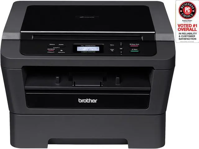 Alt view image 2 of 11 - Brother HL-2280DW Wireless Monochrome Multifunction Laser Printer
