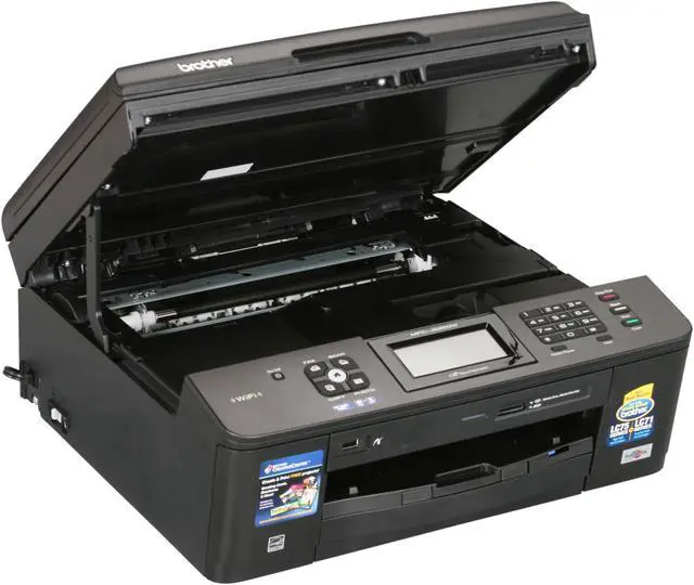 Alt view image 7 of 8 - Brother MFC series MFC-J625DW Up to 35 ppm Black Print Speed 6000 x 1200 dpi Color Print Quality Wireless (802.11 b/g/n) InkJet MFC / All-In-One Color Printer
