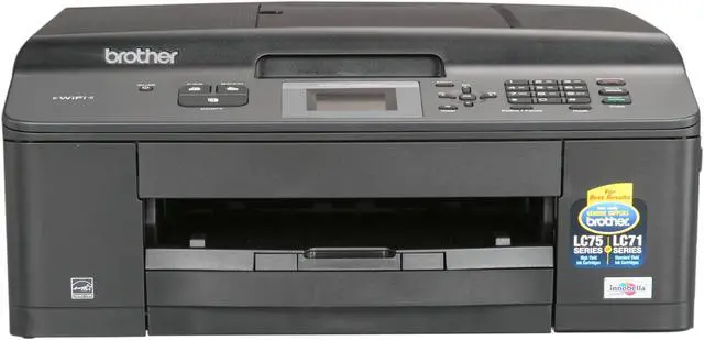 Alt view image 2 of 7 - Brother MFC series MFC-J425w Up to 33 ppm Black Print Speed 6000 x 1200 dpi Color Print Quality Ethernet (RJ-45) / USB / Wi-Fi InkJet MFC / All-In-One Color Printer