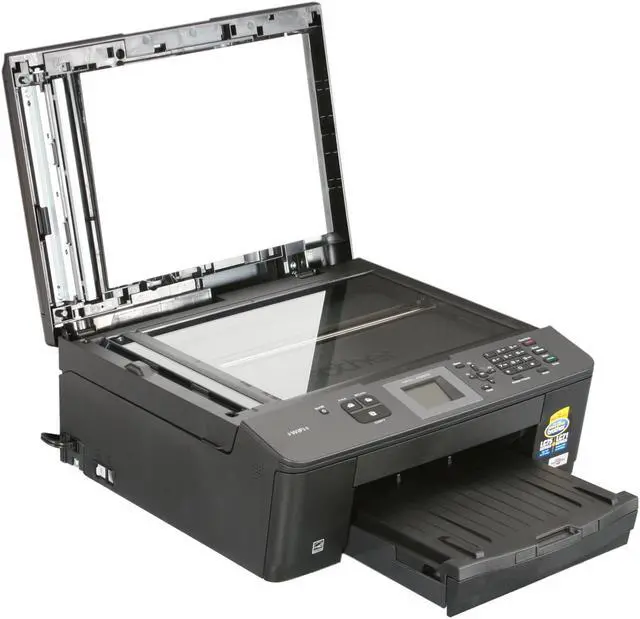 Alt view image 6 of 7 - Brother MFC series MFC-J425w Up to 33 ppm Black Print Speed 6000 x 1200 dpi Color Print Quality Ethernet (RJ-45) / USB / Wi-Fi InkJet MFC / All-In-One Color Printer