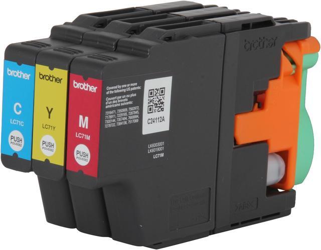 Alt view image 2 of 6 - Brother LC713PKS Innobella Ink Cartridge - Combo Pack - Cyan/Magenta/Yellow