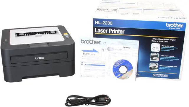 Alt view image 7 of 7 - Brother HL-2230 Monochrome Laser Printer