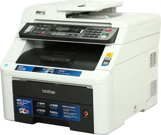 Main image of Brother MFC Series MFC-9125CN MFC / All-In-One Up to 19 ppm Color Ethernet (RJ-45) / USB Digital Color LED Printer