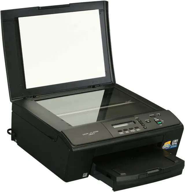 Alt view image 6 of 8 - Brother DCP series DCP-J140W Up to 33 ppm Black Print Speed USB / Wi-Fi InkJet MFC / All-In-One Color Printer